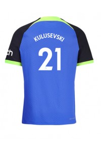 Tottenham Hotspur Dejan Kulusevski #21 Fotballdrakt Borte Klær 2022-23 Korte ermer